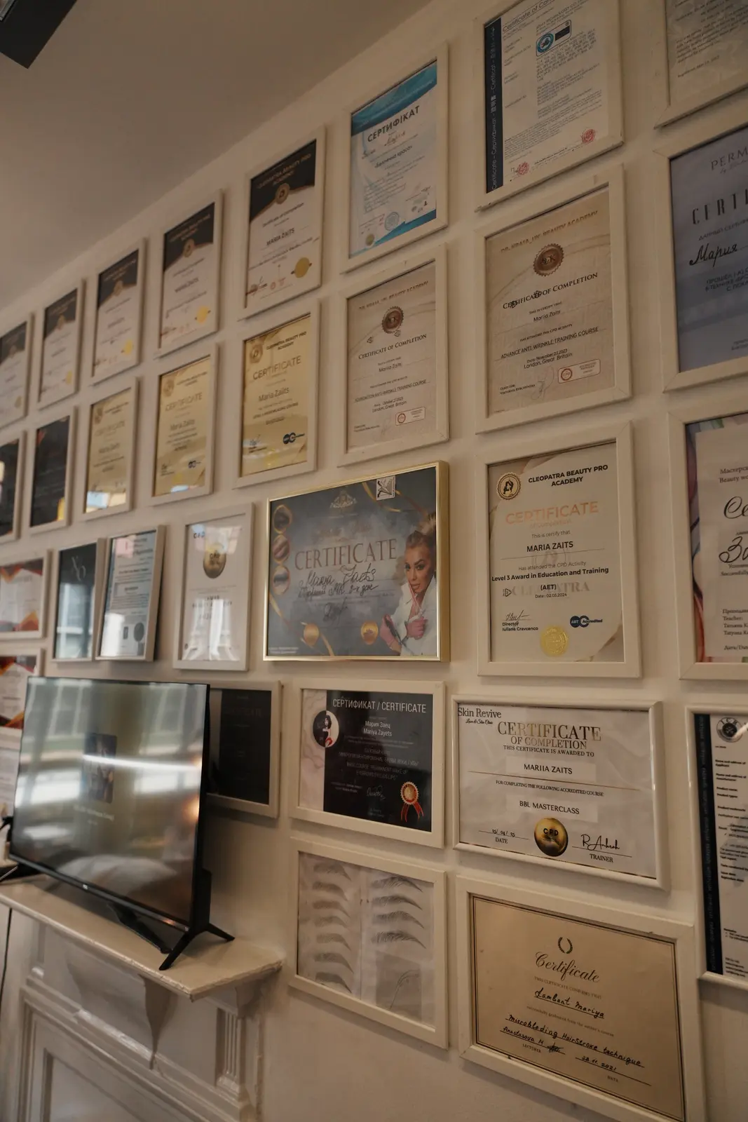 Accreditations and certificates